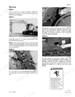 link-belt-160-lx-crawler-excavator-service-manual-1031-hydraulic-149.webp Link-belt 160 LX track removal procedure steps, including main axle identification and track adjustment cylinder pressure release.