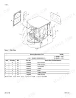 link-belt-l130-wheel-loader-service-manual-1121-exploded-view-76.webp Link-belt L130 exploded view diagram and parts list for operator cab glass, windows, and mounting hardware.