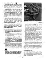 new-holland-114-windrower-pivot-tongue-service-manual-40011410-page-4.webp New Holland 114 hydraulic system pressure testing procedures, relief valve settings, and pump flow testing instructions.
