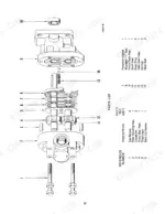 new-holland-1469-mower-conditioner-service-manual-40146910-parts-list-13.webp New Holland 1469 exploded view of hydraulic pump assembly with numbered parts list including gears, seals, and housing components.