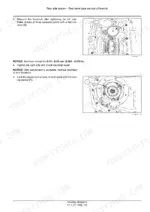 New Holland Boomer 41 47 rear axle bevel gear backlash adjustment with dial indicator and locking device