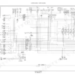 New Holland Boomer 41 47 wiring diagram sheet, HST relay box, rear harness connector pinout, hazard and trailer wiring
