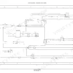 New Holland Boomer 54D CVT wiring schematic sheet 4 - starter, glow plug control unit and relay circuits with wire color and gauge codes