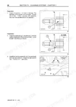 new-holland-cr920-cr940-cr960-cr970-cr980-combine-repair-manual-604-64-971-00-cleaning-shoe-inspection-3160-2.webp Cleaning systems inspection step with the journal wear check and its specified diameter, with a callout figure