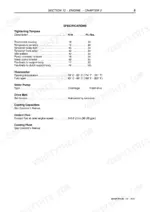 new-holland-cr920-cr940-cr960-cr970-cr980-combine-repair-manual-604-64-971-00-engine-tightening-torques-143-2.webp Engine tightening torque table in newton-metres and foot-pounds, listing named engine fasteners such as the thermostat housing