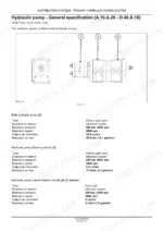 new-holland-cs520-cs540-cs640-cs660-cl560-repair-manual-combine.pdf-hydraulic-pump-specs-34-1.webp New Holland combine primary hydraulic pump assembly with pressure and flow specifications