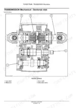 new-holland-csx7040-csx7080-combine-service-manual-power-train-722.webp New Holland CSX7040, CSX7050, CSX7060, CSX7070, CSX7080 sectional view diagram of the mechanical traction gearbox.