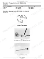 Tool positioning lifting section page covering the blade lift circuit components