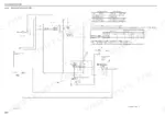 New Holland E215BJ E215BJLC hydraulic circuit schematic, N&B specification option, valve part and model numbers