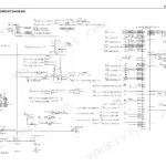 New Holland E70BSR electrical circuit diagram showing Mechatro controller, sensors, relays, and starter motor connections.
