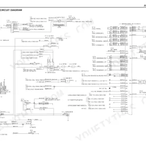 New Holland E70BSR electrical circuit diagram showing Mechatro controller, sensors, relays, and starter motor connections.