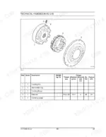 new-holland-ec-215-hydraulic-excavator-service-manual-73179384-hydraulic-135.webp New Holland EC 215 exploded view of coupling hub, intermediate ring, and flange with torque specifications table.