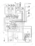 new-holland-ec160-crawler-excavator-service-manual-73179382-hydraulic-272.webp New Holland EC160 hydraulic system schematic diagram showing cylinders, control valves, and pump connections.