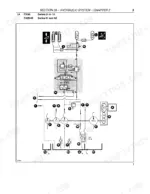 new-holland-fx25-to-fx58-forage-harvester-repair-manual-87051240-hydraulic-141.webp New Holland FX25, FX28, FX38, FX45, FX48, FX58 hydraulic system schematic diagram showing pump and valve circuit flow