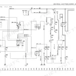 New Holland FX25, FX28, FX38, FX45, FX48, FX58 electrical system wiring diagram for 24V start circuit components.