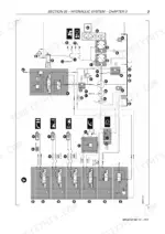 new-holland-fx30-fx60na-workshop-manual-hydraulic-schematic-445-1.webp New Holland FX30-FX60NA hydraulic system circuit schematic