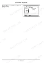 Electrical system calibration procedure with the on-screen confirmation the operator display shows when calibration completes