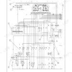 New Holland LM1340-LM1745 TURBO wiring diagram for starting, recharge, warning lamps, and instrument cluster indicators.