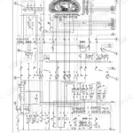 New Holland LM5020 electrical system wiring diagram showing instrument cluster, ECU, relays, and component connections.