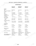new-holland-t1010-t1030-t1110-tractor-repair-manual-87739177-specs-65.webp New Holland T1010, T1030, T1110 engine specifications and fluid capacity table for hydrostatic tractor models.