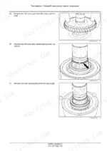 new-holland-t9-390-t9-670-articulated-tractor-service-manual-transmission-520.webp Powershift transmission internal components: removing the 1M clutch gear from the clutch and the shaft, with the workshop photograph for the step