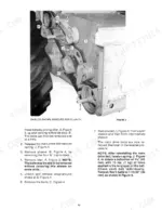 new-holland-tr75-tr85-combine-service-manual-40007521-procedures-10.webp New Holland TR75, TR85 main drive belt removal and tensioning procedure with labeled sheave and idler diagram.