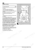 perkins-2000-series-6-cylinder-diesel-engine-workshop-manual-tpd-3245-wiring-162.webp Perkins 2000, Perkins 2000 flywheel housing removal and installation procedure with sealant application diagram.