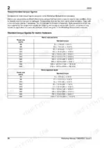 perkins-2806c-e16-6-cylinder-turbocharged-diesel-engine-shop-manual-tsd3450e-torque-30.webp Perkins 2806C-E16, 2800 standard torque tables for metric nuts, bolts, and taperlock studs by thread size in Nm and lbf ft.