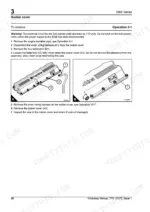 perkins-2806c-e18-to-tag3-6-cylinder-turbocharged-diesel-engine-shop-manual-tpd-1517e-procedures-38.webp Perkins 2806C-E18 TAG1–TAG3 rocker cover removal procedure with diagrams showing harness and fastener locations.