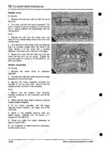 Perkins Eagle 800, Tx, Tx2000 procedures for removing and fitting the rocker cover and rocker assembly.