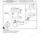Perkins UA, UB, UC wiring diagram for glow plug cable replacement, including cable identification table and starter motor solenoid.