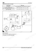 perkins-ua-ub-uc-diesel-engine-shop-manual-tpd-1392e-wiring-194.webp Perkins UA, UB, UC wiring diagram for glow plug cable replacement, including cable identification table and starter motor solenoid.
