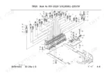 takeuchi-tb020-mini-excavator-parts-catalog-pd3-102z4-hydraulic-parts-112.webp Takeuchi TB020 exploded view of hydraulic control valve assembly, fittings, and mounting hardware components.