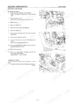 takeuchi-tb045-compact-excavator-shop-manual-wk2-101e2-procedures-70.webp Takeuchi TB045 engine removal and installation procedure with component diagrams for air cleaner, silencer, and hydraulic pump.