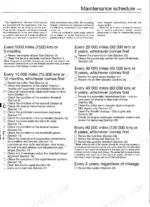 volvo-s40-v40-passenger-car-service-manual-maintenance-17-1.webp Volvo S40, V40 maintenance schedule listing service intervals and tasks from 5,000 to 80,000 miles.
