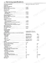 volvo-s40-v40-passenger-car-service-manual-specs-16-2.webp Volvo S40, V40 servicing specifications table for fluid capacities, ignition system, and torque settings.