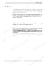 wacker-dpu-to-5045h-vibratory-plate-repair-manual-0215959-page-5.webp Wacker DPU 4045H, DPU 5045H service manual foreword page containing safety information and copyright notices.