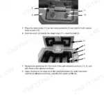 Wacker DPU 4045H, DPU 5045H assembly instructions for crank protection, strap hinge, and rubber profile installation.