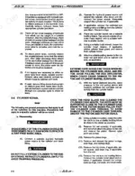 065d69d1-b2-procedures-22 JLG 40HA service manual page detailing hydraulic cylinder repair, disassembly procedures, and piston seal inspection steps.