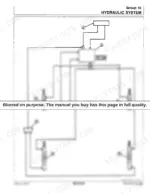 0d600599-b2-hydraulic-87 John Deere 430, 530 hydraulic system diagram showing control valve, cylinders, and reservoir connections labeled A through E.