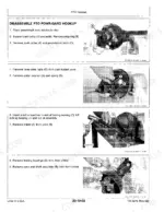 0d600599-b2-procedures-24 John Deere 430, 530 service manual: step-by-step procedure to disassemble PTO Powr-Gard hookup with component diagrams.