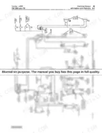 172c3f6a-b2-wiring-135 John Deere 4230 schematic wiring diagram for gasoline tractor without 4-post roll-gard or sound-gard body.