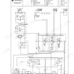 Weidemann 1250 CX35 hydraulic circuit diagram showing steering, lifting, tip, and locking cylinders with pump and motor details.