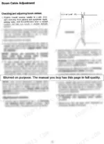 2c4478d3-b3-procedures-25 Gradall 522, 524, 532C-6, 534C-6 boom cable adjustment and section alignment procedures with boom head diagram.