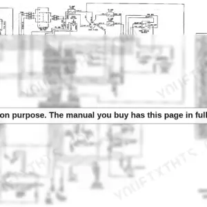 Gradall 522, 524, 532C-6, 534C-6 electrical schematic wiring diagram with wire color key for LPR-60 2WD.