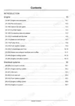 2cfaa462-b2-toc-2 Case N843H, N843L, N843, N844LT, N844L, N844T, N844 service manual table of contents for engine and electrical systems.