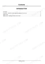 2cfaa462-b2-toc-4 Case N843H, N843L, N843, N844LT, N844L, N844T, N844 service manual table of contents page for introduction and safety rules.