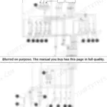 Wacker Neuson DT10 electrical system wiring diagram showing numbered components, relays, fuses, and battery connections.