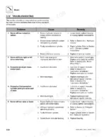 3c118158-b2-troubleshooting-92 JLG 6036, 6042, 8042, 10042, 10054 troubleshooting table for boom extension, retraction, shifting, and lift issues.