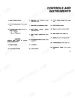 3eb2280e-b-controls-17 Fiat 55-56, 60-56, 65-56, 70-56 list of tractor controls and instruments including levers, pedals, and lift controls.